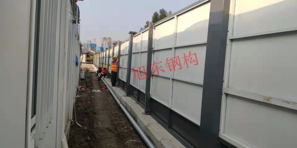 裝配式鋼圍擋A款為粵港澳大灣區發展增添保障-圍擋廠家請認準旭東鋼構